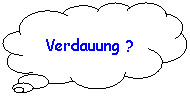Wolkenf�rmige Legende: Verdauung ?
